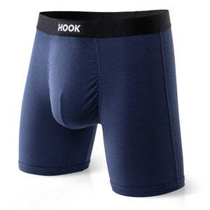 3 solid color boxers: Black, charcoal and navy blue