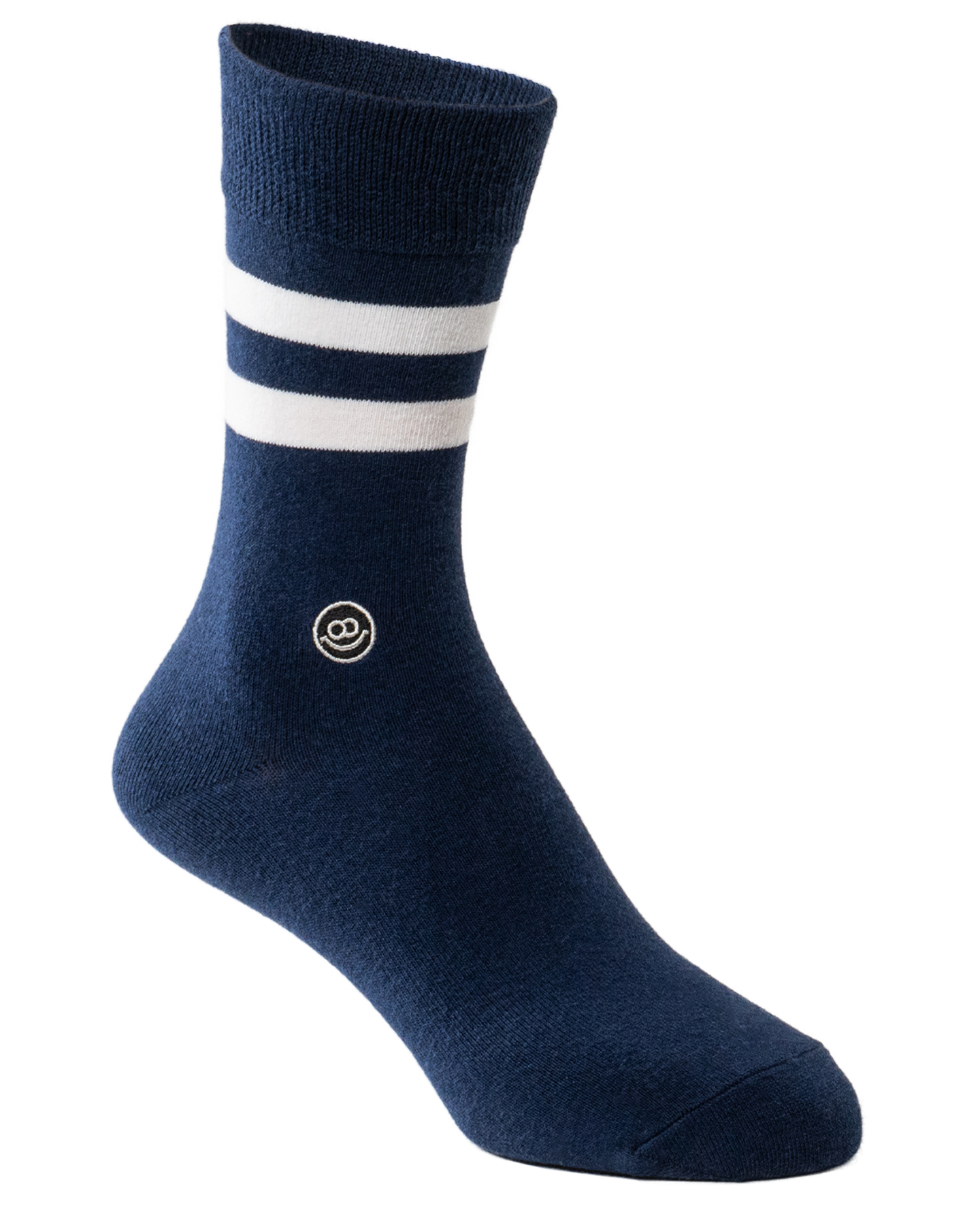 Hook - Crew Sock : Navy mixed