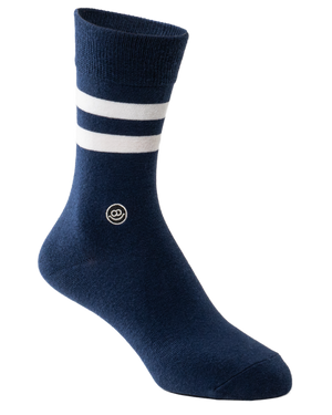 Hook - Crew Sock : Navy mixed