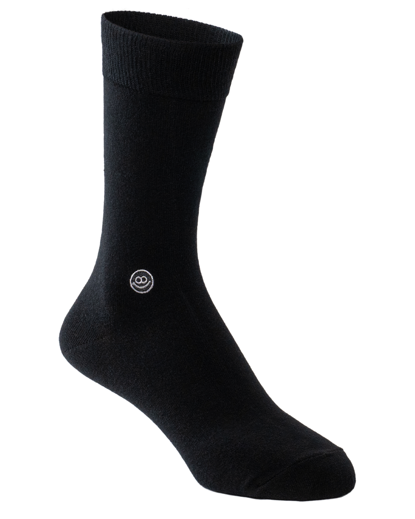 Hook - Crew Sock : All Black 