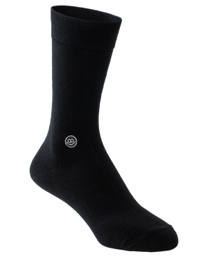 Hook - Crew Sock : All Black 