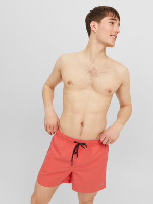 Maillot de bain Jack & Jones Fiji Hot Coral