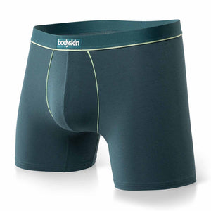 2 Daily Boxer Briefs : Black & Charcoal and Green