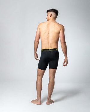 Boxer Renew : Semi-compression Noir & Lime