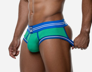 Boxer court Backless Round2 Green