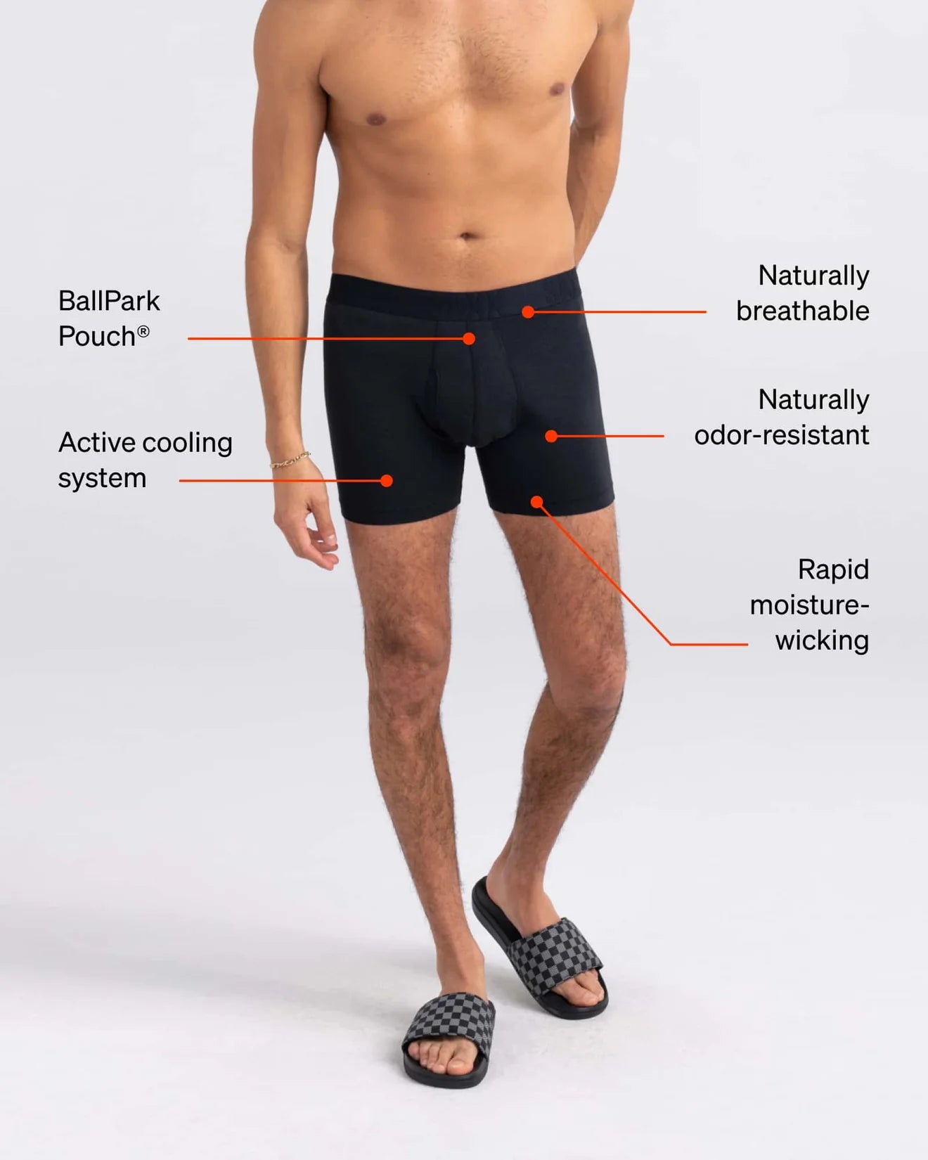 Pack de 2 boxers DROPTEMP™ COOLING COTTON DAYBREAK