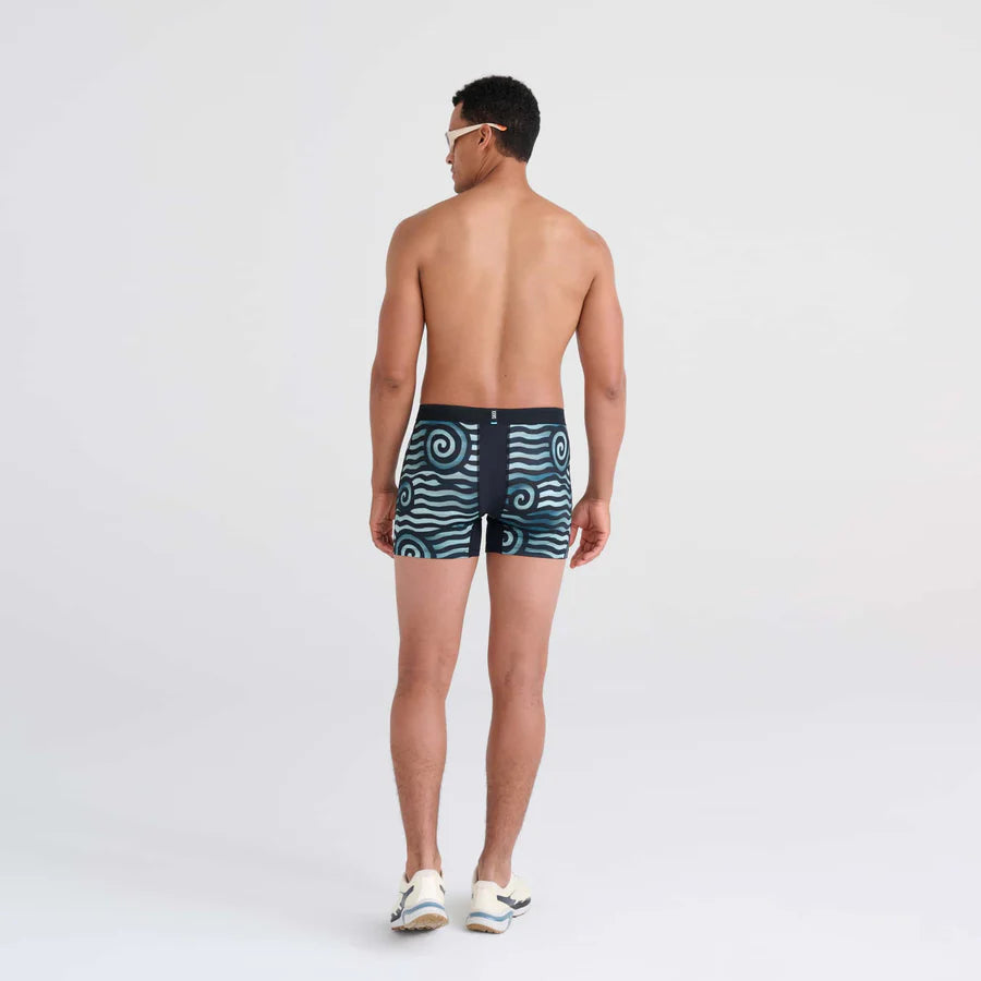 Saxx - Droptemp™ Cooling Mesh Boxer Brief : Dark Denim Heather