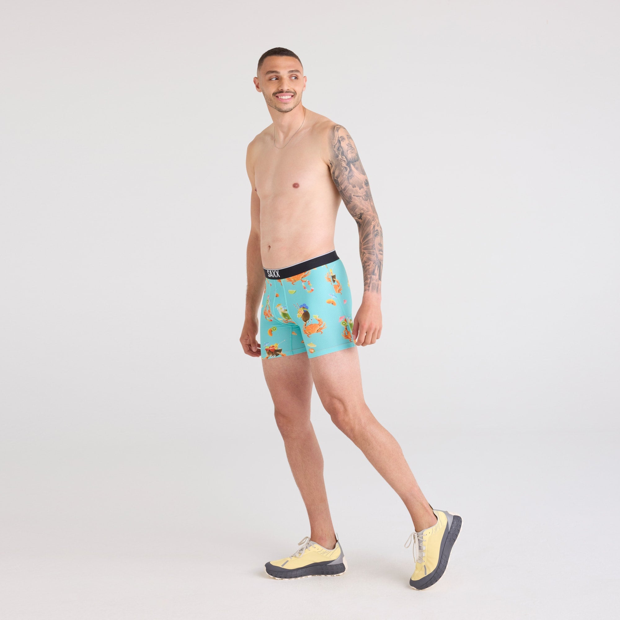 Boxer Saxx Volt COCKTAIL DE CRABE-TURQUOISE