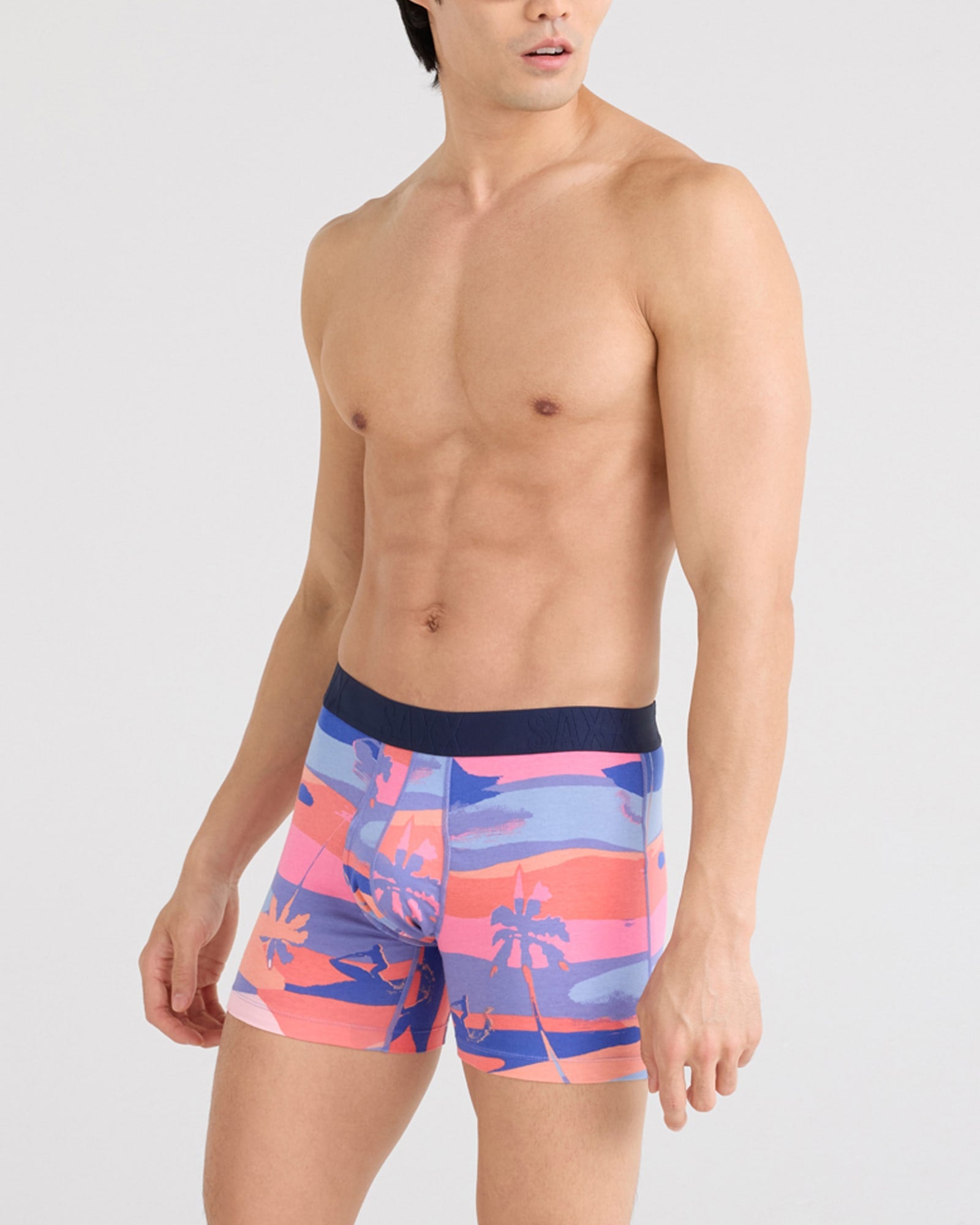 Boxer Saxx DROPTEMP™ COOLING COTTON PALMIER LUMINEUX-MULTICOLORE