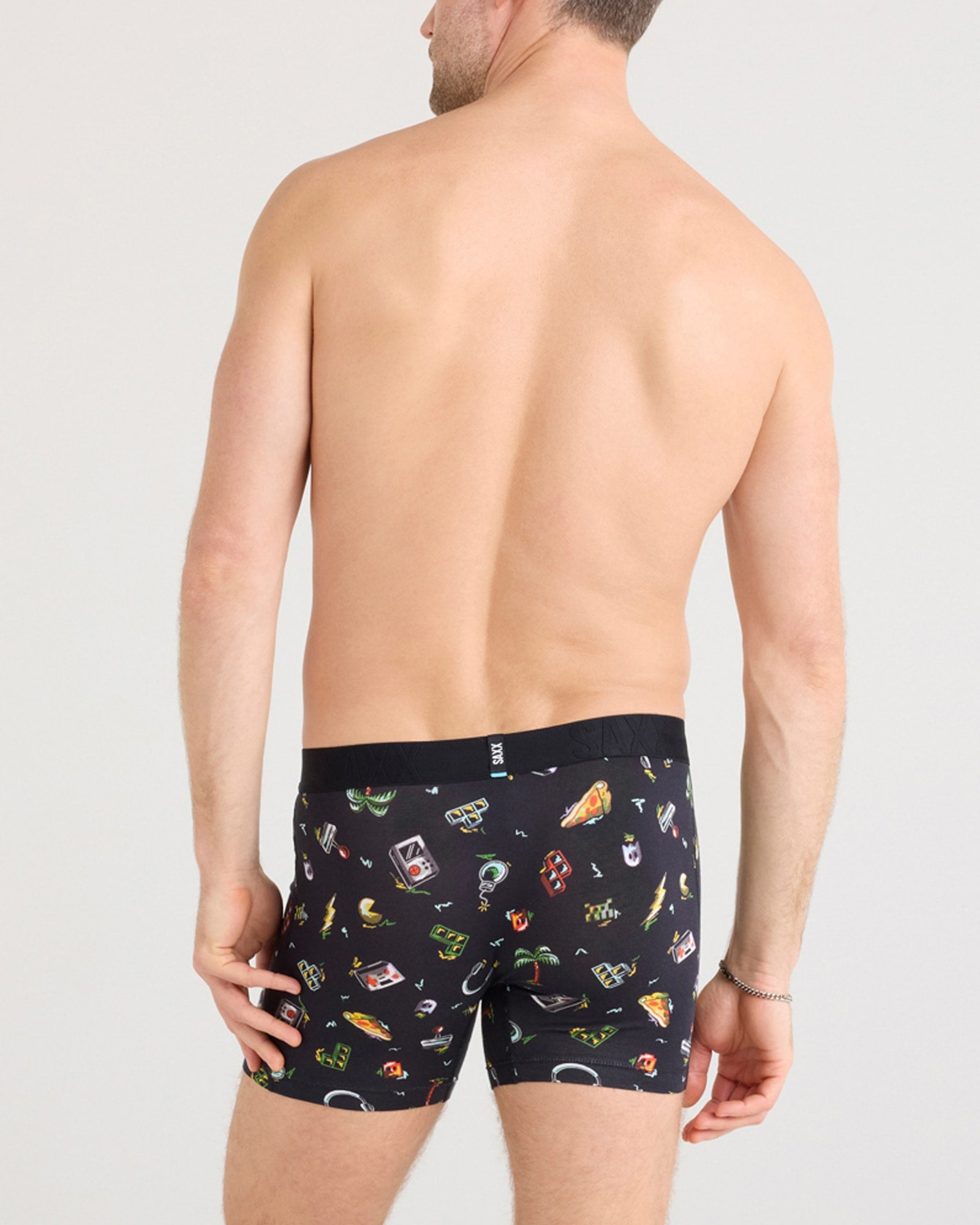 Boxer Saxx DROPTEMP™ COOLING COTTON PARADIS DU JOUEUR-NOIR