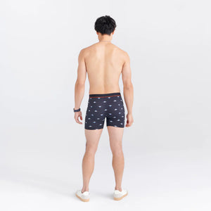 Saxx - Non-Stop Stretch Cotton Boxer Brief : Black