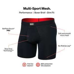 Boxer Multi Sport Black