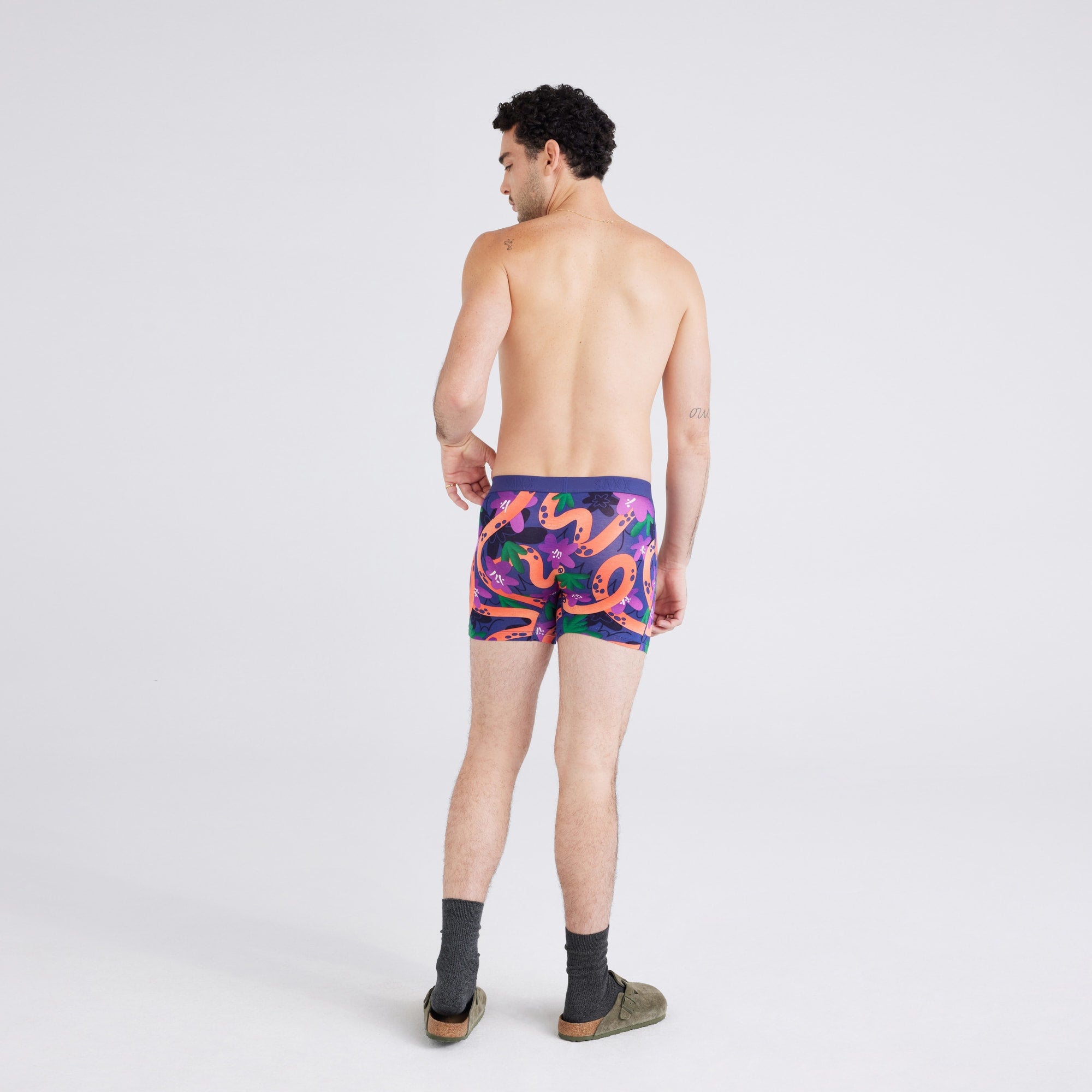 Saxx - Vibe Boxer Brief : Black Coast Stripe