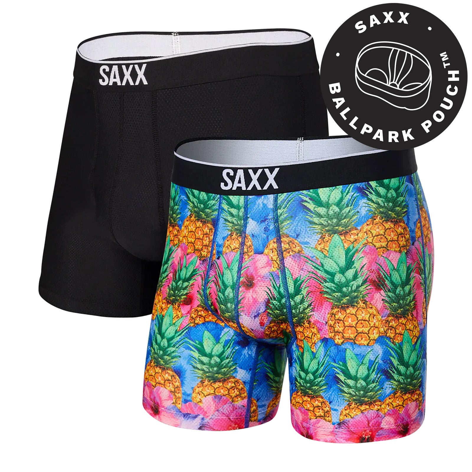 Pack de 2 boxers Volt MEGA PINEAPPLE STRATA/BLK