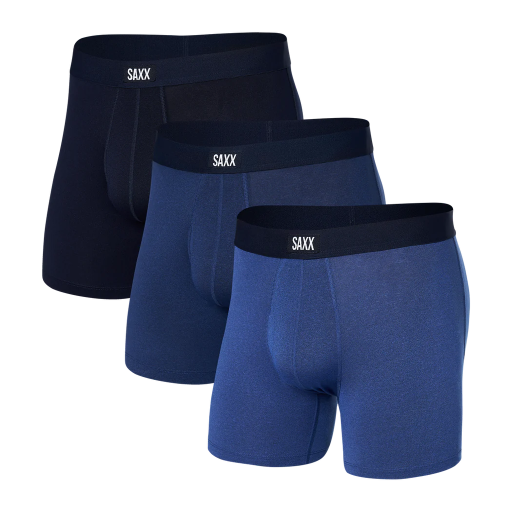 Pack De 3 Boxers Daytripper Black Saxx Underwear Mesbobettes 9665