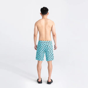 Maillot de bain Saxx Betawave 2N1 Boardie 9" Fish Tank-Aqua