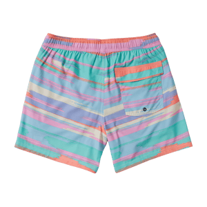 Maillot de bain Saxx Oh Buoy 2in1 VOLLEY 5" ABSTRACT STRIPE-MULTI