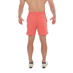 Maillot de bain Saxx GO COASTAL VOLLEY 2-EN-1 5'' POP CORAIL