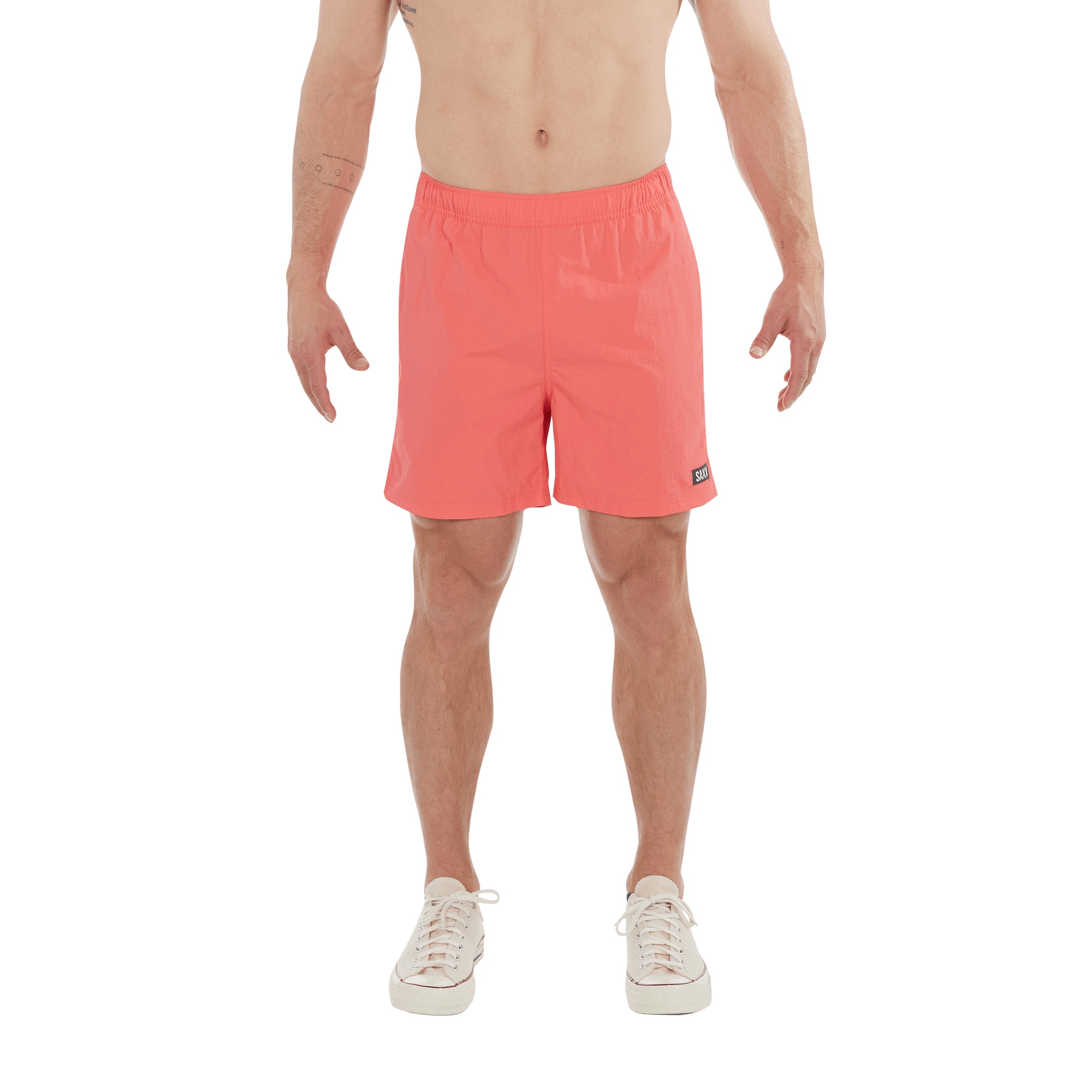 Maillot de bain Saxx GO COASTAL VOLLEY 2-EN-1 5'' POP CORAIL