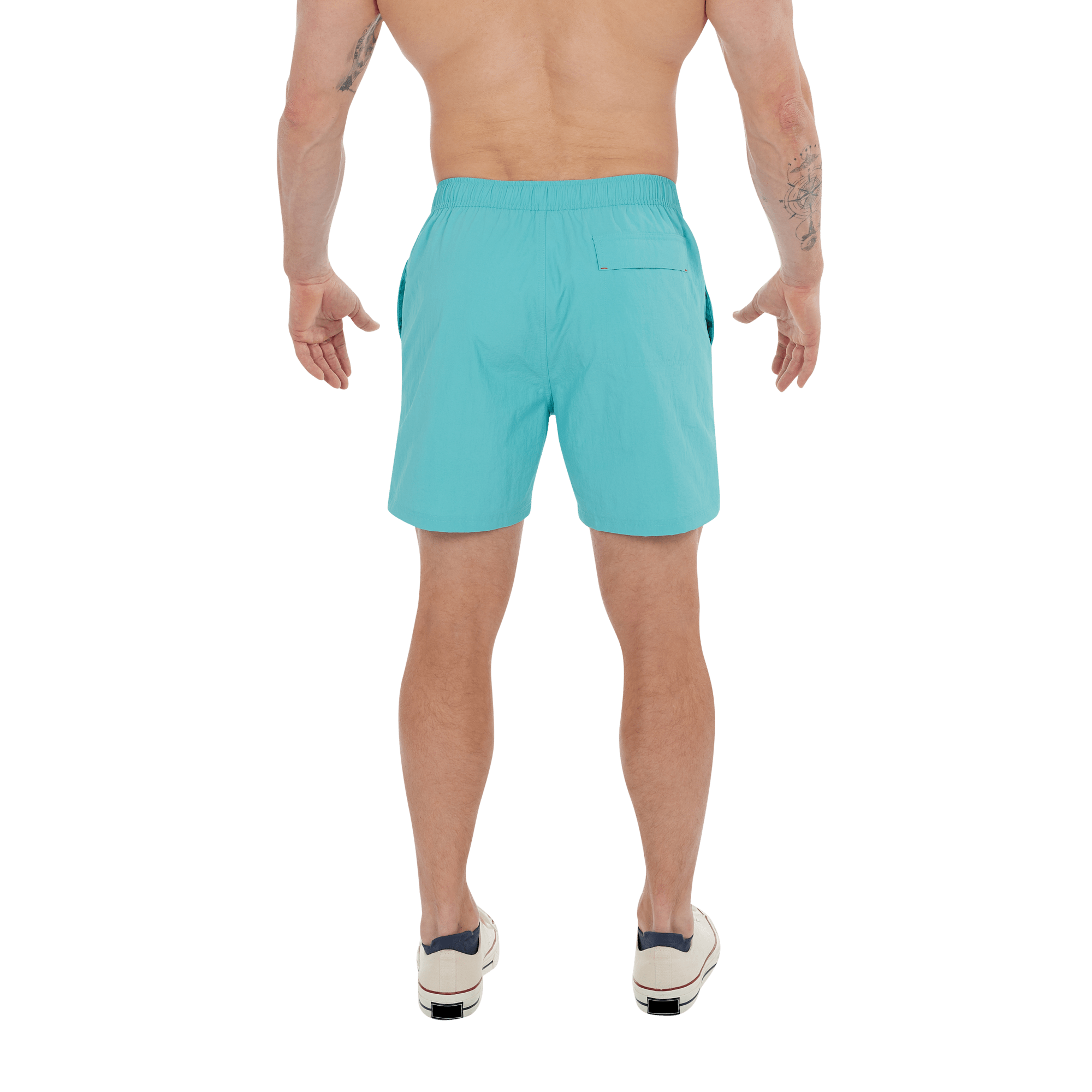 Maillot de bain Saxx GO COASTAL VOLLEY 2-EN-1 5'' TURQUOISE