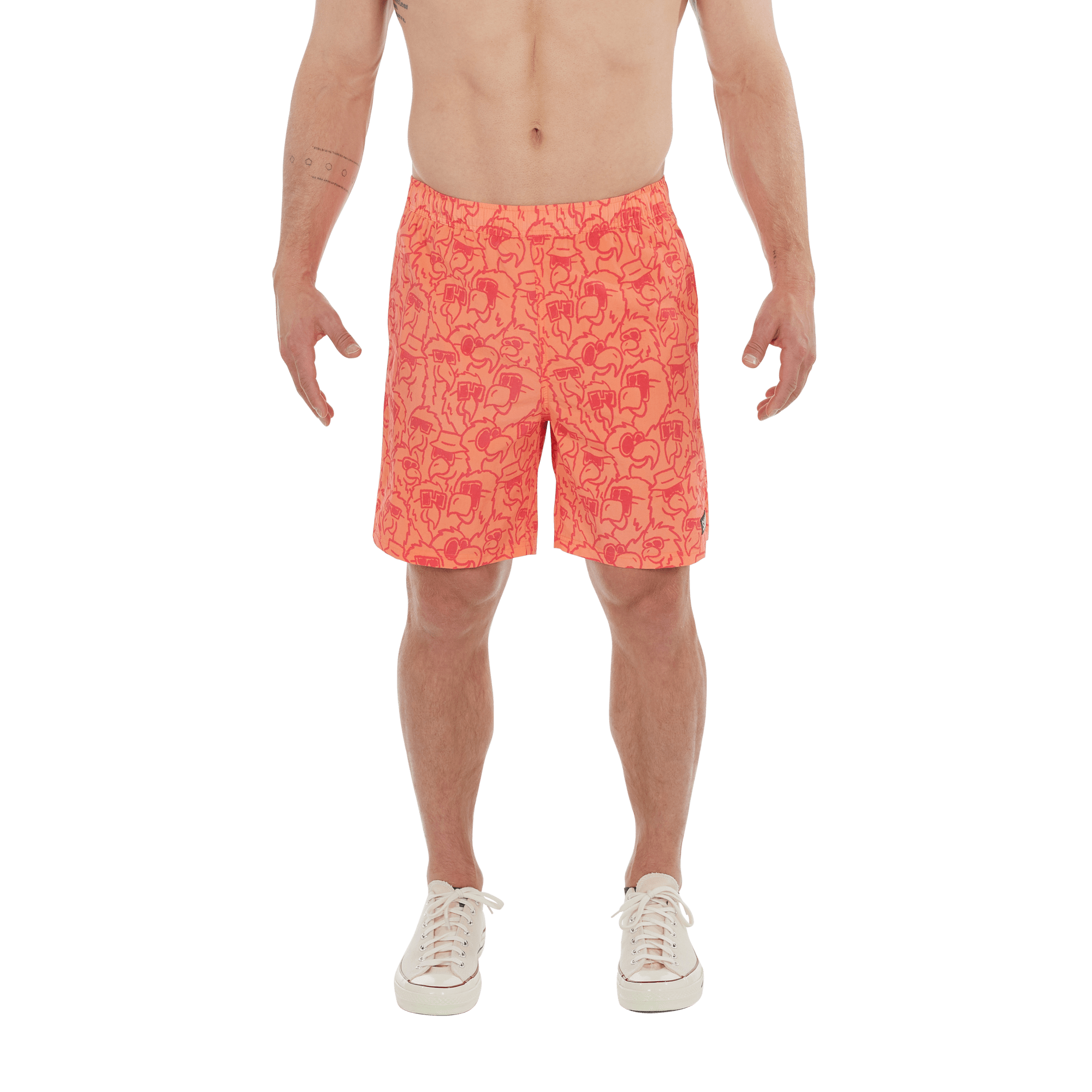 Maillot de bain Saxx GO COASTAL VOLLEY 2-EN-1 -- 7'' FÊTE PERROQUET-CORAIL