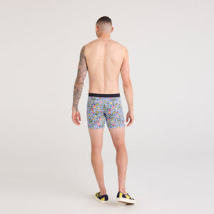 Saxx - Vibe Boxer Brief : Black Coast Stripe