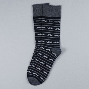 Bodyskin - Bamboo Socks : Mustache Black