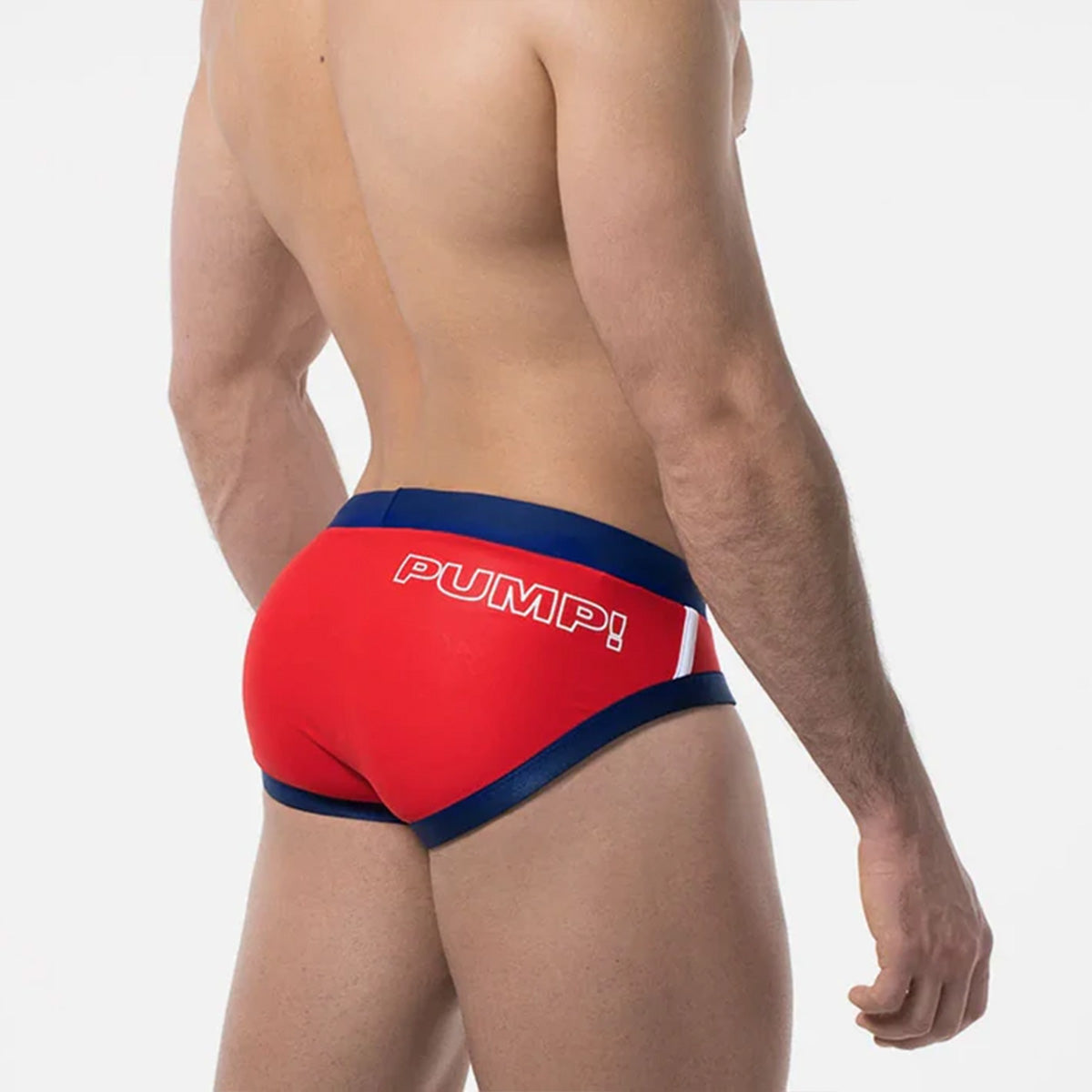 Maillot de bain Pump Waterbrief Red-Navy